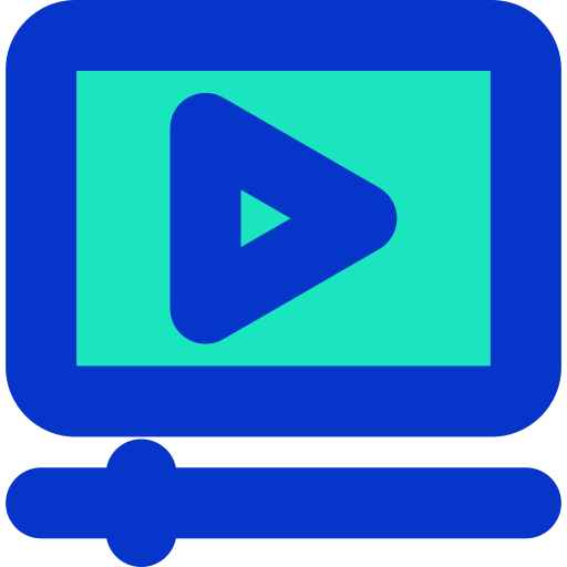 reproductor de video icono gratis