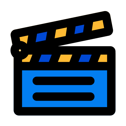 realización de películas icono gratis