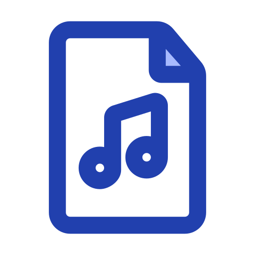 archivo de audio icono gratis