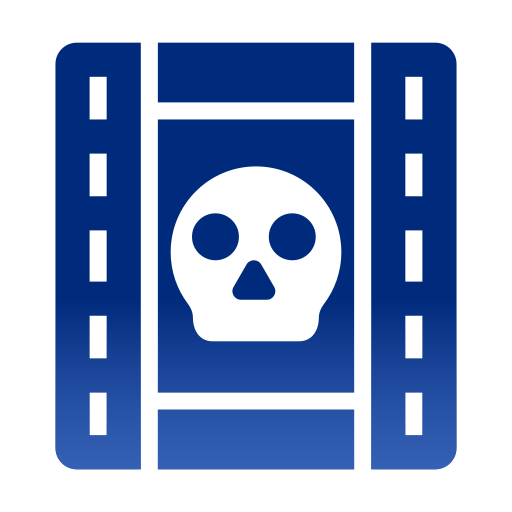 película de terror icono gratis