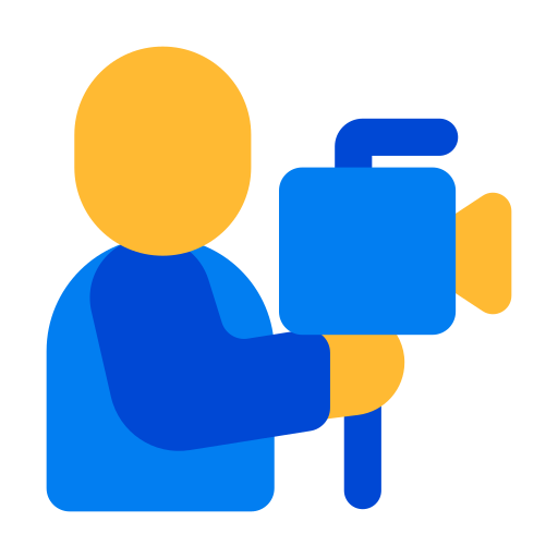 Cameraman free icon Cameraman free icon