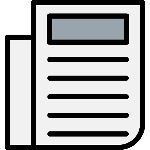 un journal Icône gratuit un journal Icône gratuit