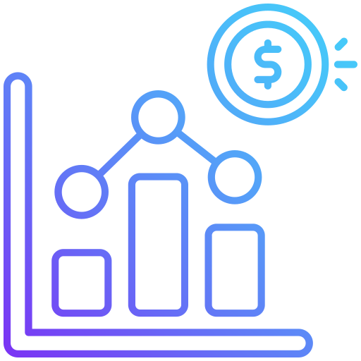 gráfico de barras icono gratis