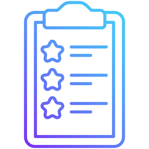 Evaluación icono gratis