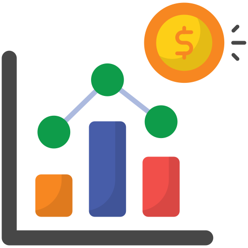 gráfico de barras icono gratis