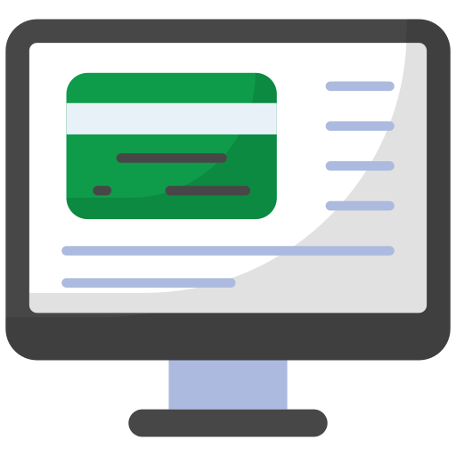 Online payment - free icon