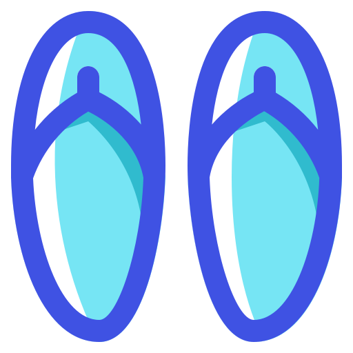 sandalias icono gratis