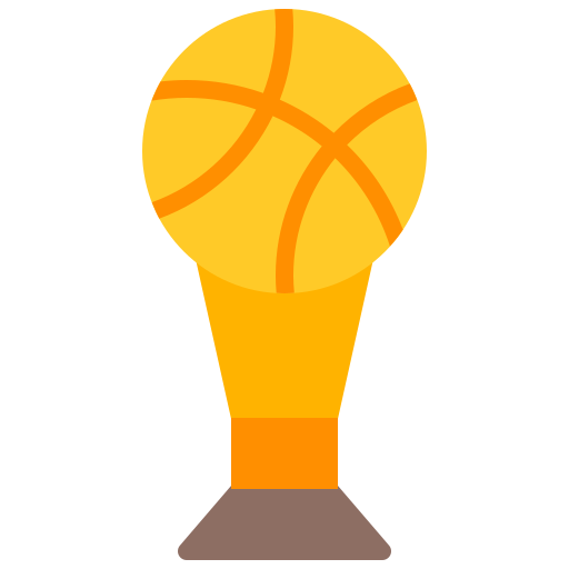 Trofeo de baloncesto icono gratis