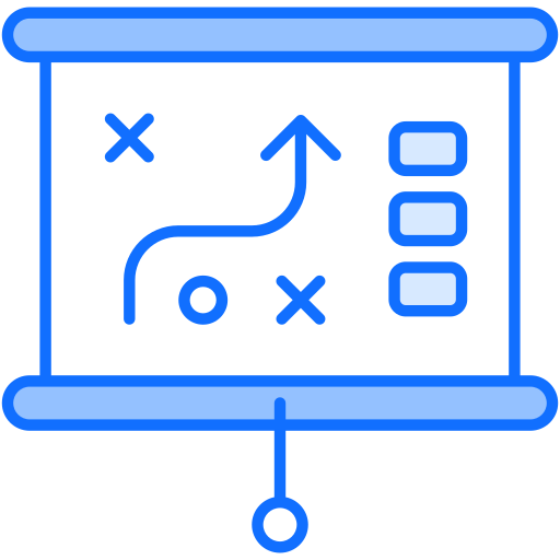 plan estratégico icono gratis