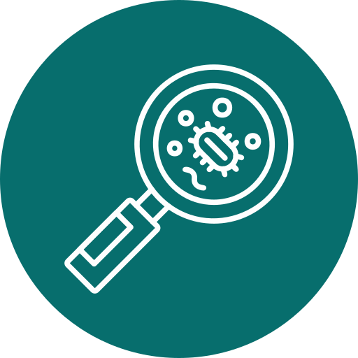 Bacteria free icon Bacteria free icon