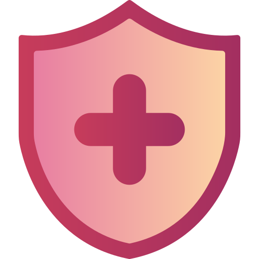 Medical shield free icon Medical shield free icon