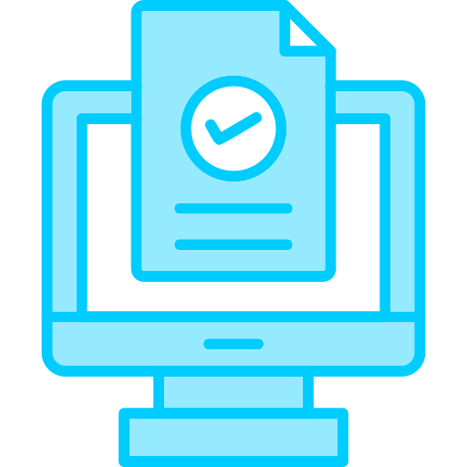 Registration Generic Blue icon