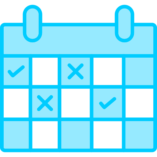 Calendar Generic Blue icon