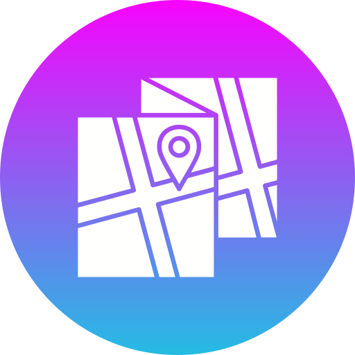 Map Generic Flat Gradient icon