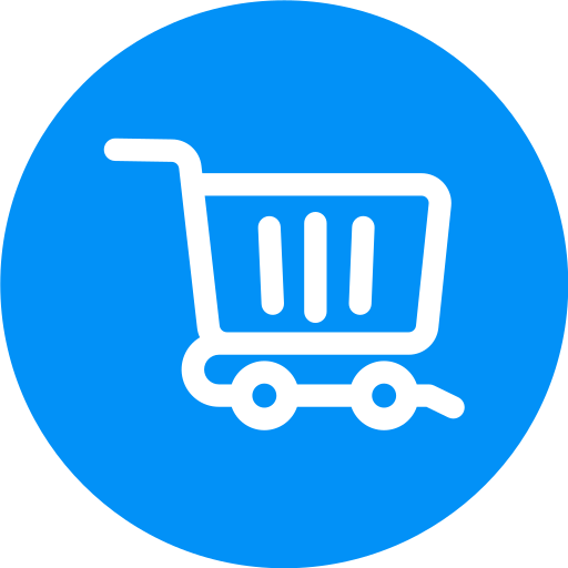 Shopping cart icon Generic Flat