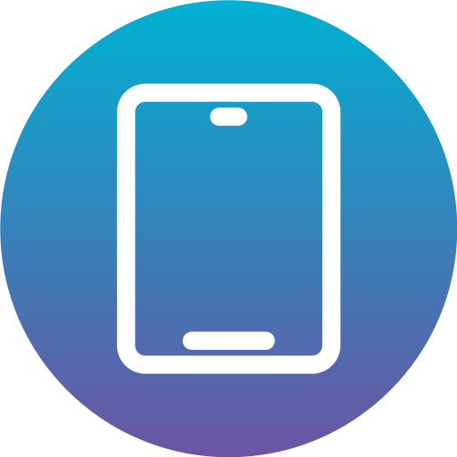 Tablet Generic Flat Gradient icon