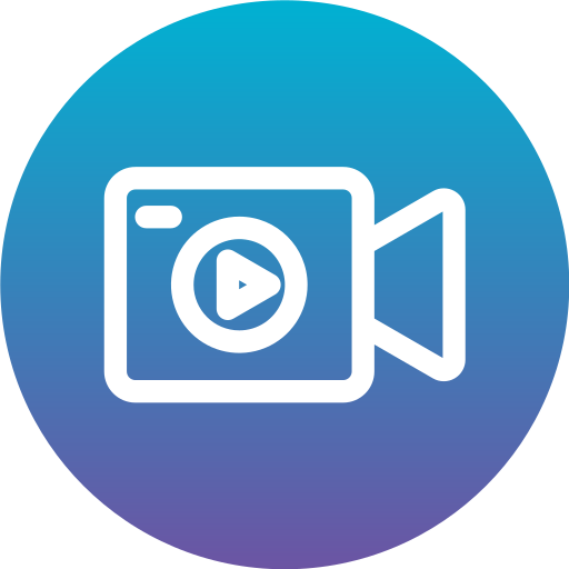 camara de video icono gratis