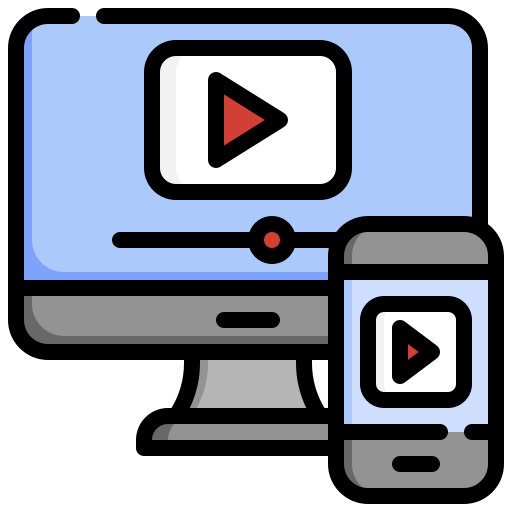 reproductor de video icono gratis