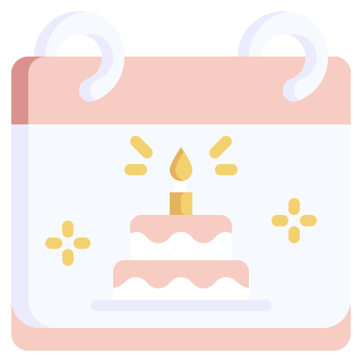 pastel de cumpleaños icono gratis