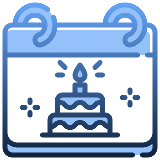 pastel de cumpleaños icono gratis