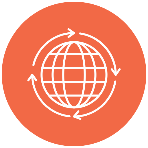 en todo el mundo icono gratis