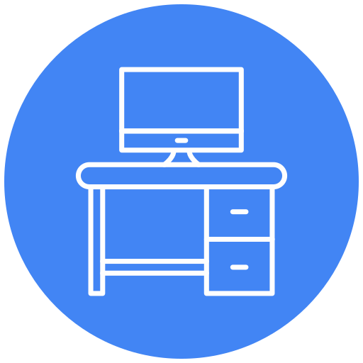 Desk Generic Flat icon