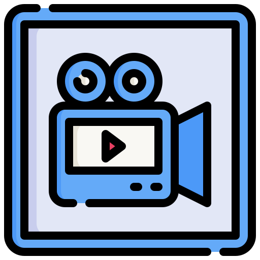 camara de video icono gratis