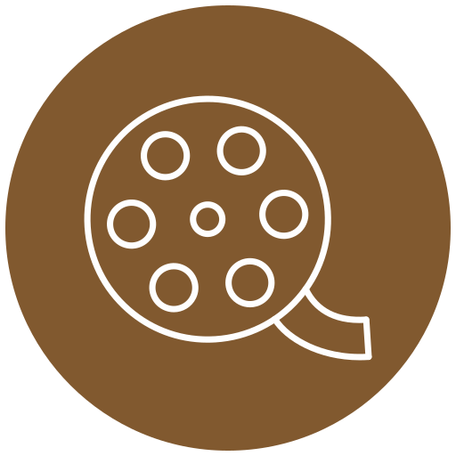 rollo de película icono gratis