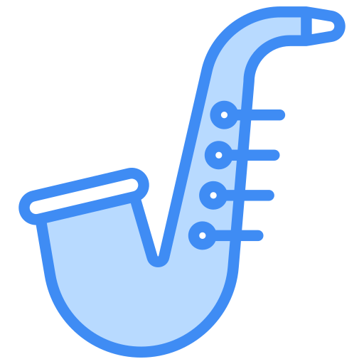 saxofón icono gratis