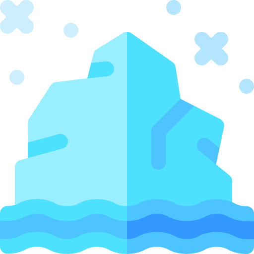 Iceberg Basic Rounded Flat icon