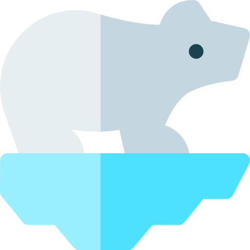 oso polar icono gratis