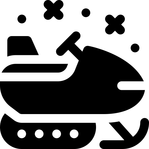 Snowmobile free icon