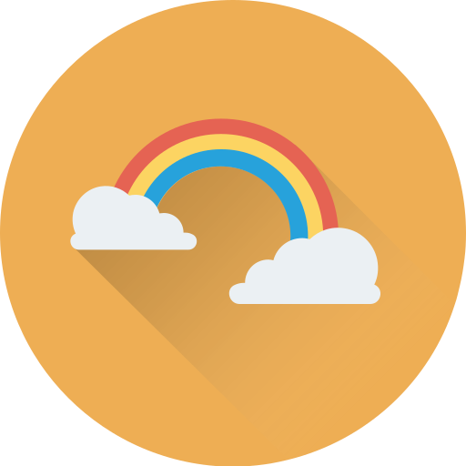 arco iris icono gratis