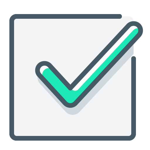 Tick Generic Outline Color icon