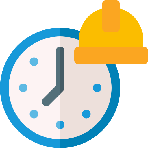 Working hours - Free time and date icons