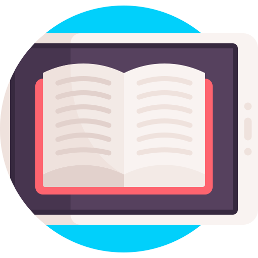 Ebook Detailed Flat Circular Flat Icon