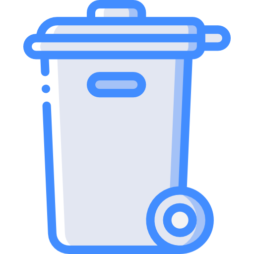 contenedor de basura icono gratis