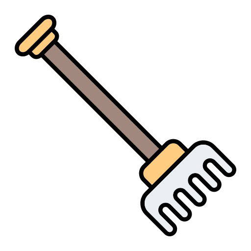 Rake Generic Outline Color icon