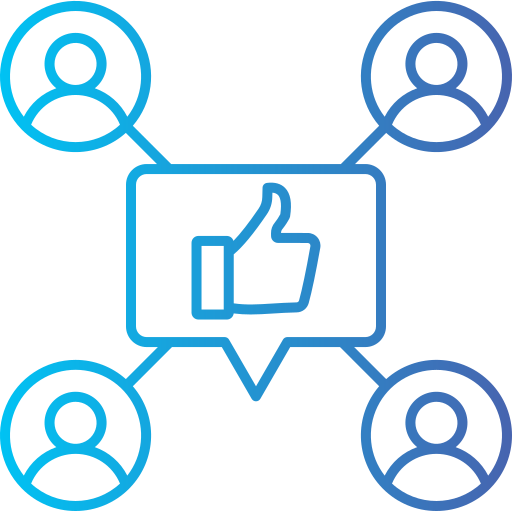 social media marketing icono gratis