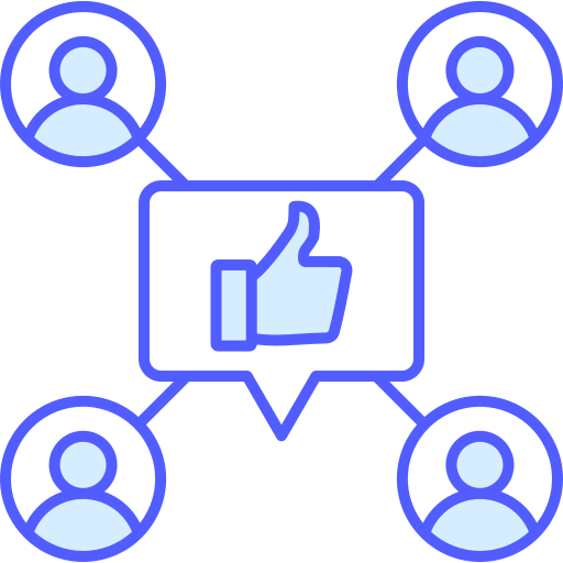 social media marketing icono gratis