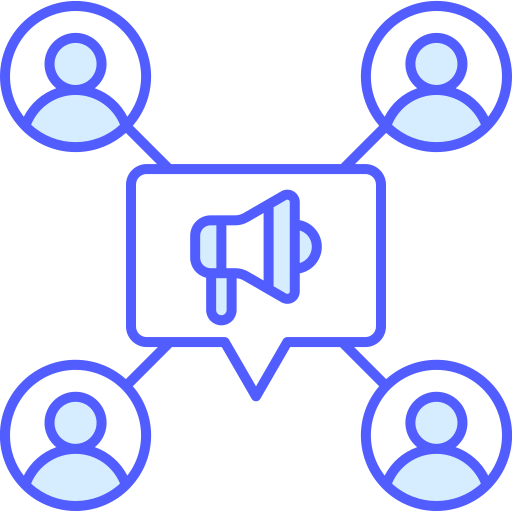 social media marketing icono gratis