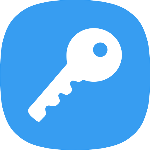 Key Generic Blue icon