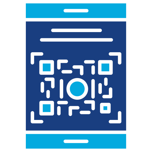 Qr code Generic Blue icon