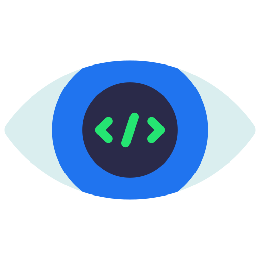 revisión de código icono gratis