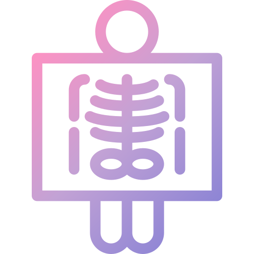 prueba de rayos x icono gratis