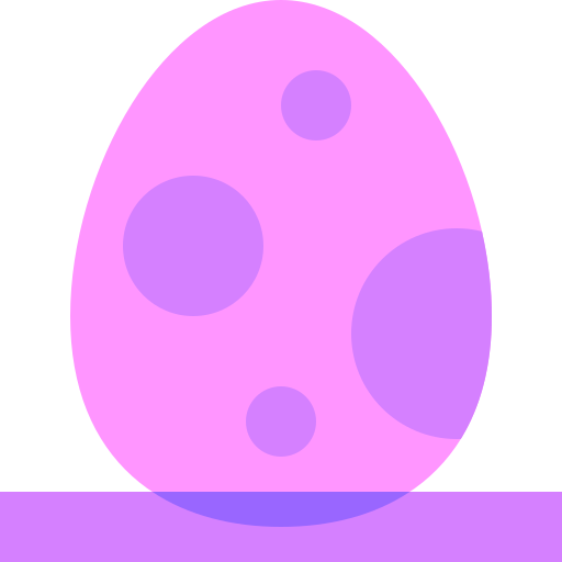 Dinosaur egg Basic Sheer Flat icon