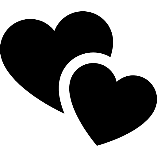zwei herzen kostenlos Icon zwei herzen kostenlos Icon