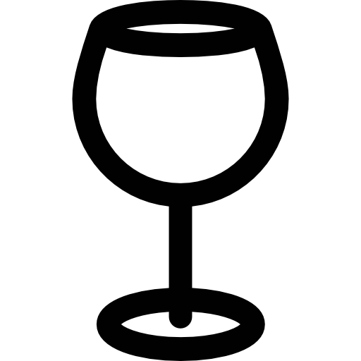 copa de vino grande icono gratis