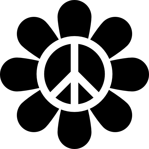 Free Icon Peace Flower