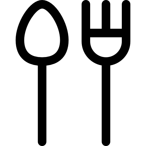 Столовые приборы бесплатно иконка